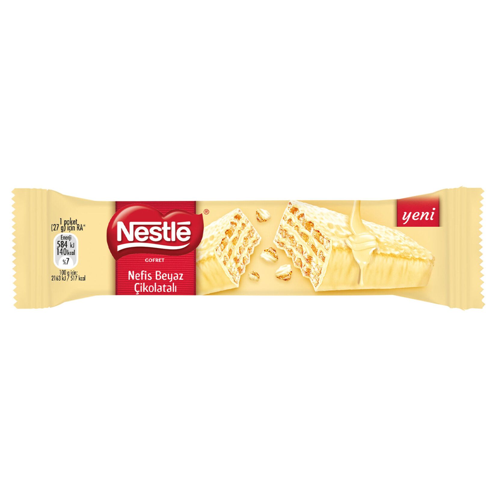 Nestle Beyaz Çıtır Gofret 20'li 27 g