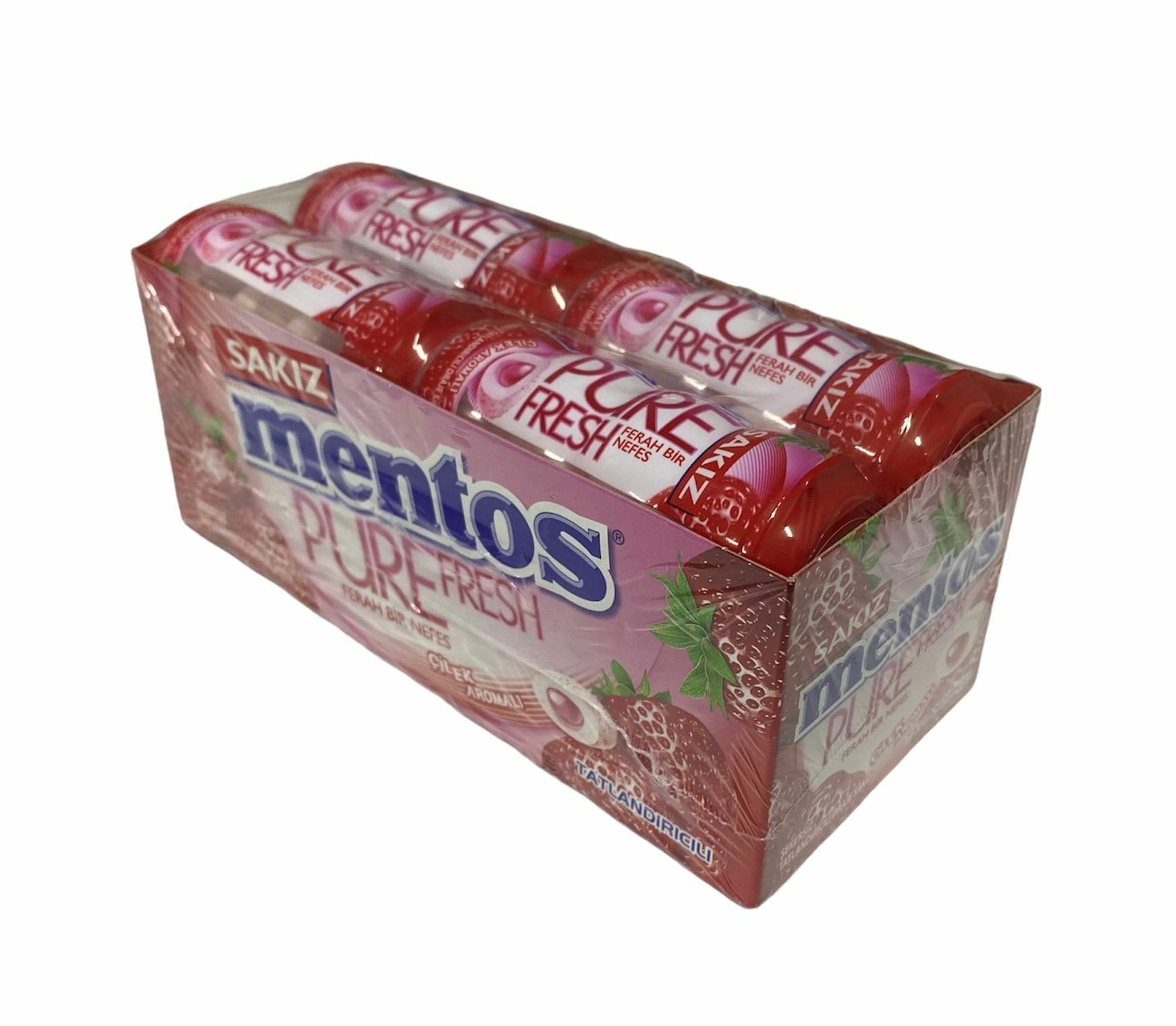 Mentos Pure 30 g (Çilek)