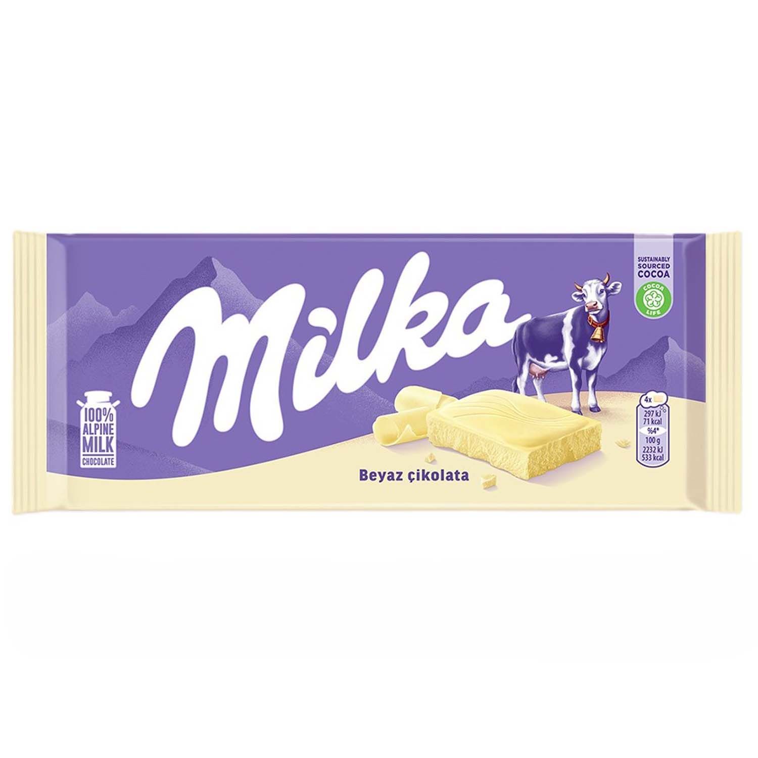 Milka "166373" Tablet Beyaz 80 g