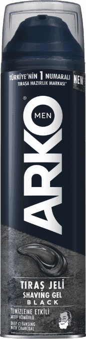 Arko Tıraş Jeli 200 ml Men Black