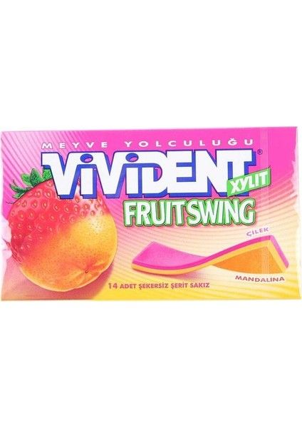 Vivident Cüzdan 18'li (Çilek-Mandalina)
