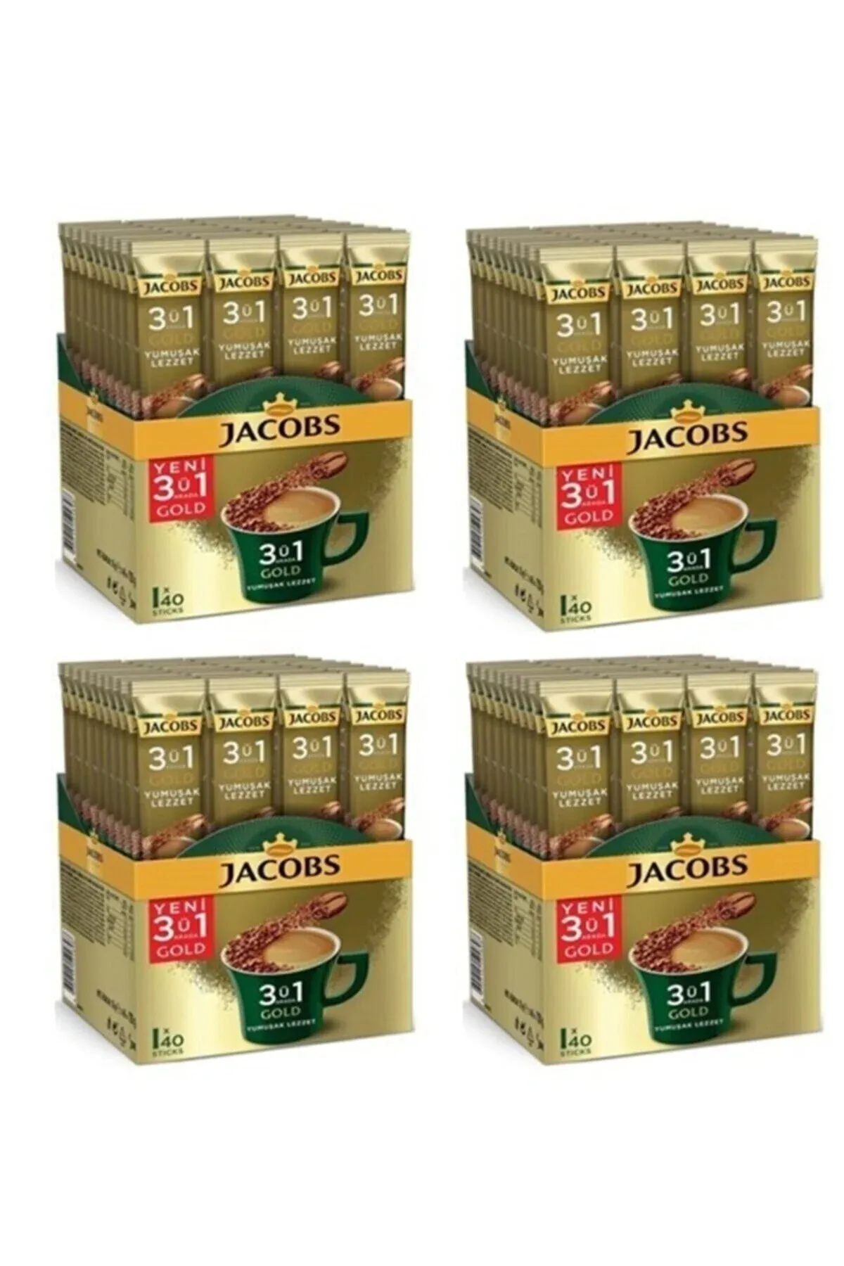 Jacobs 3'ü 1 Arada Gold Yumuşak Lezzet 18 g