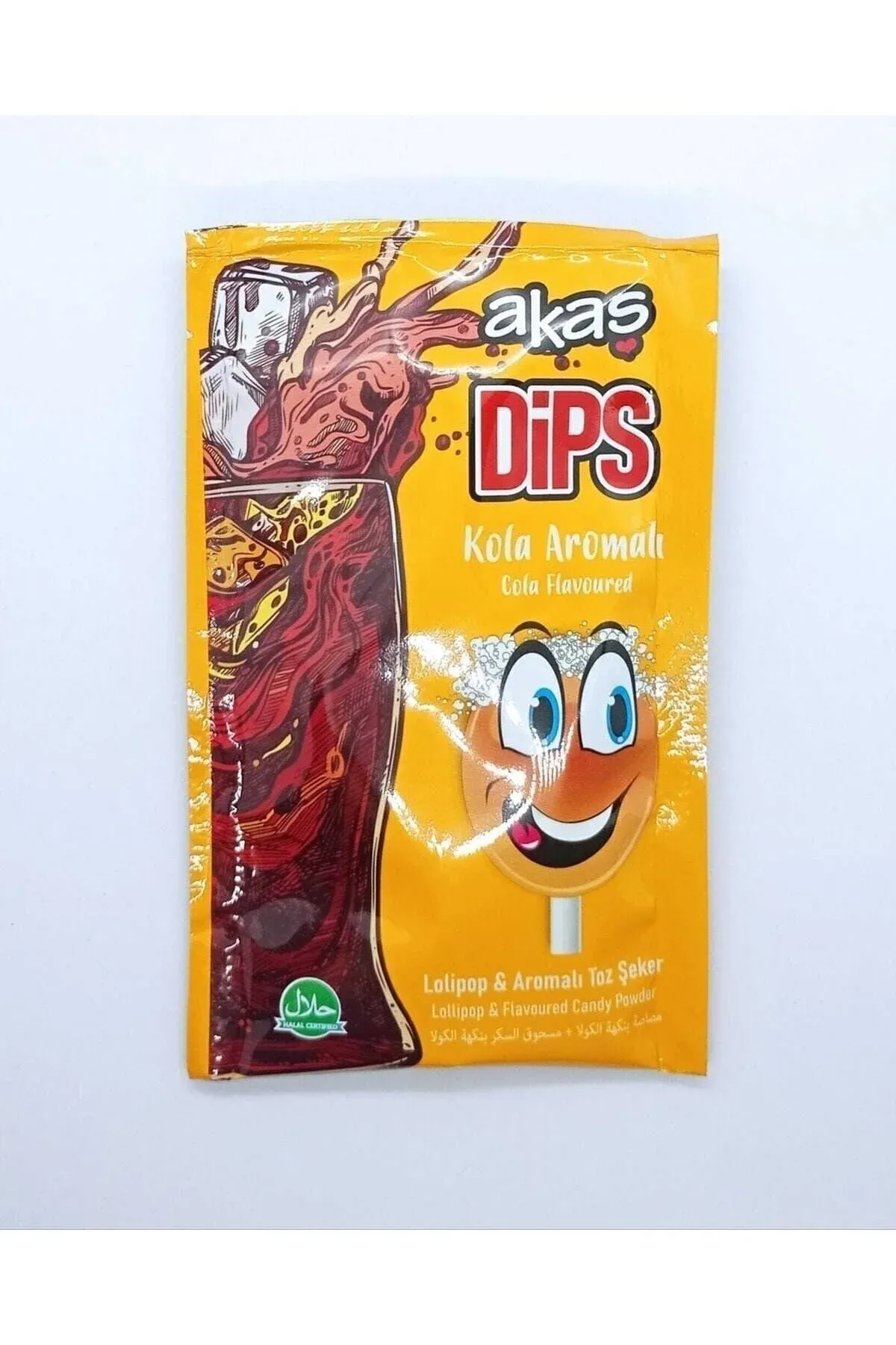Akaş Kola Dips Toz Şek.Lolipop 12 g