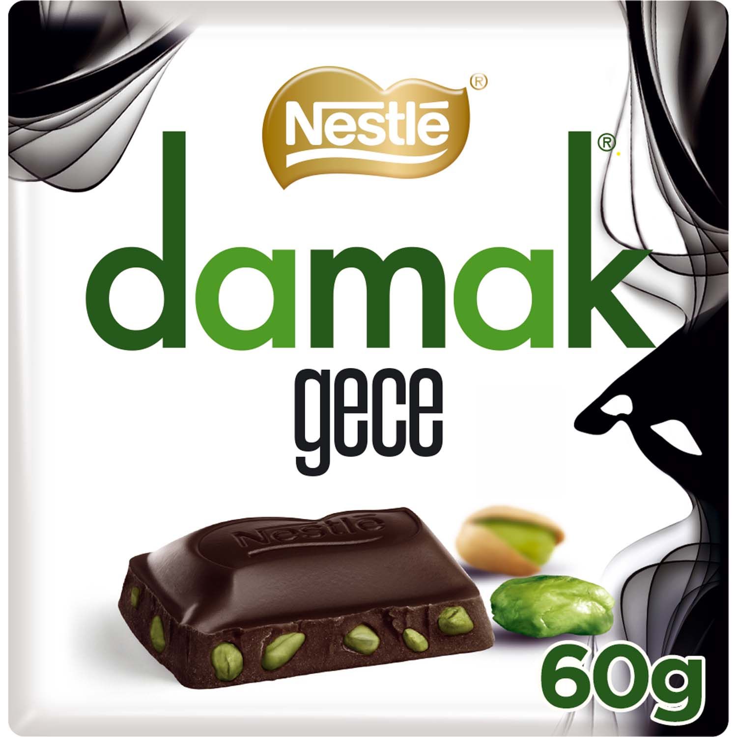 Damak Gece Kare 6'lı 60 g